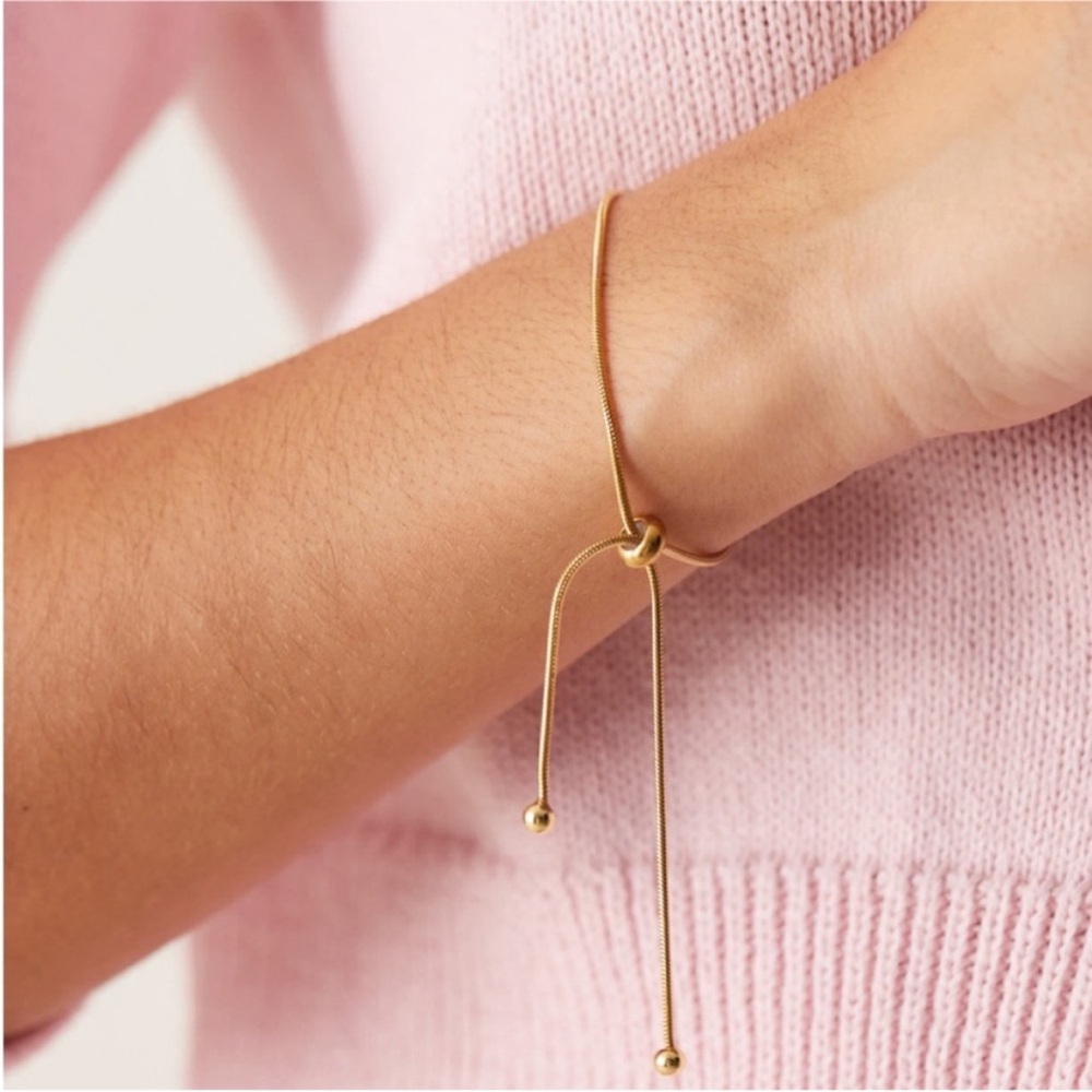 New! Gold Adjustable Stacking Bracelet (3040) NWOT